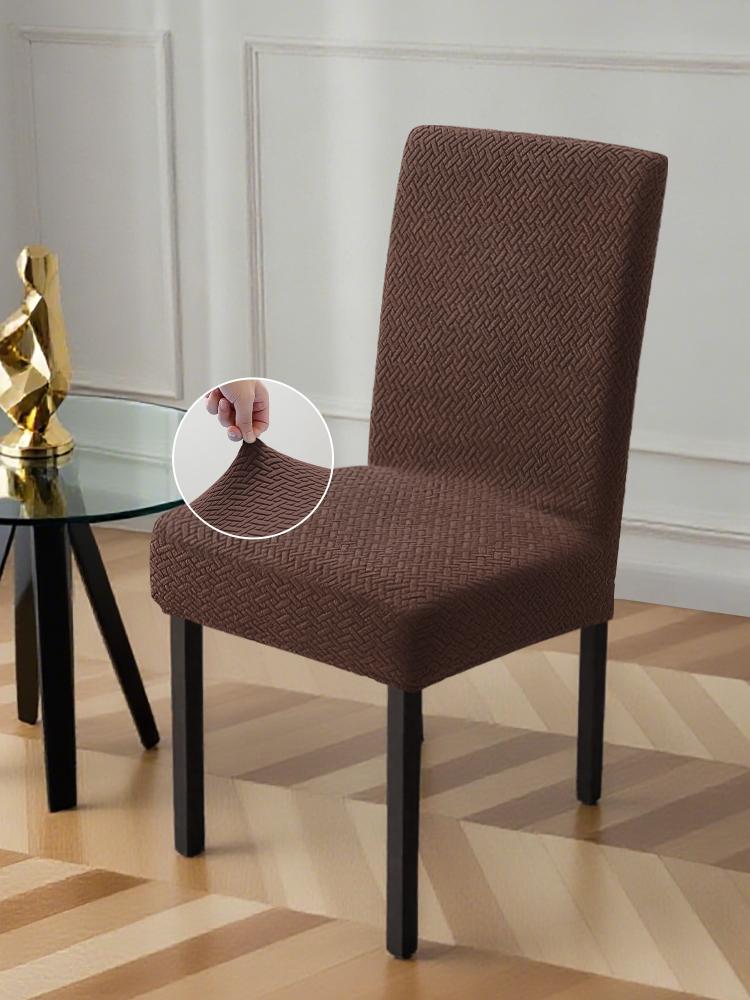 Universal Stretch Chair Cover With Back For Wedding Dining Room Home Furniture Seat Protector