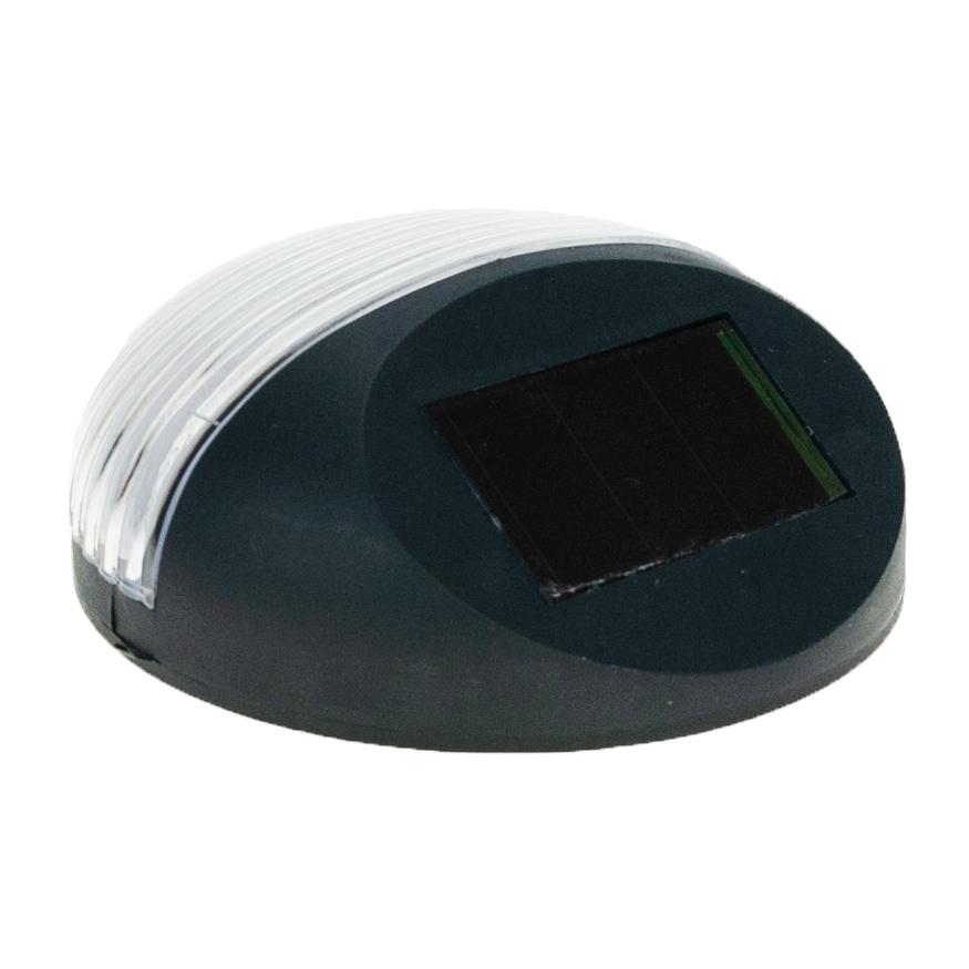 SOL0694 Solar garden lamp, black plastic lamp, 11.3 x 11.3 x 4.5