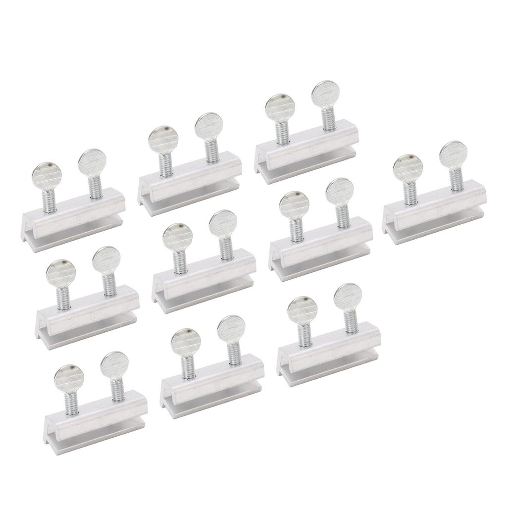 10Pcs Sliding Window Lock Adjustable Vertical Horizontal Sliding Lock Kit for Safety