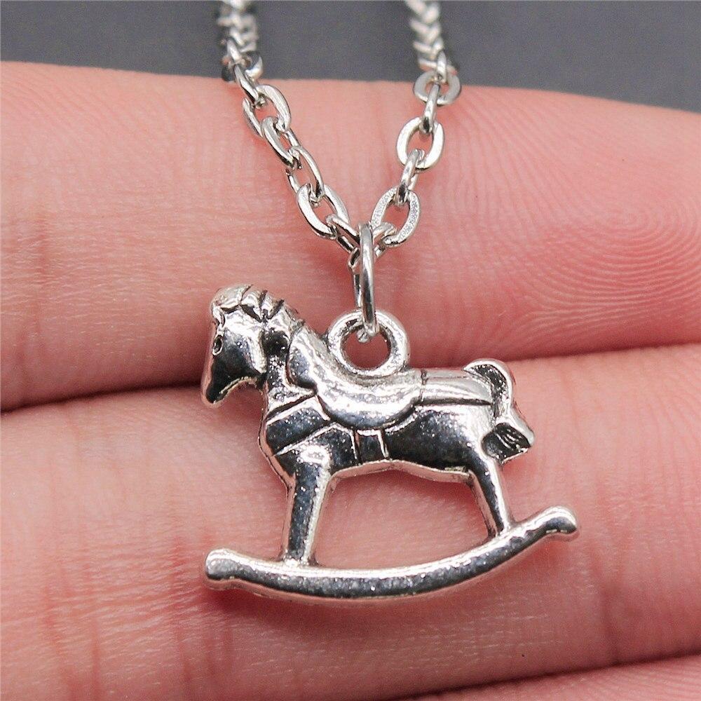 Horse Head And Horseshoe Necklace Jewelry Making Supplies Vintage Fashion Jewelry On The Neck