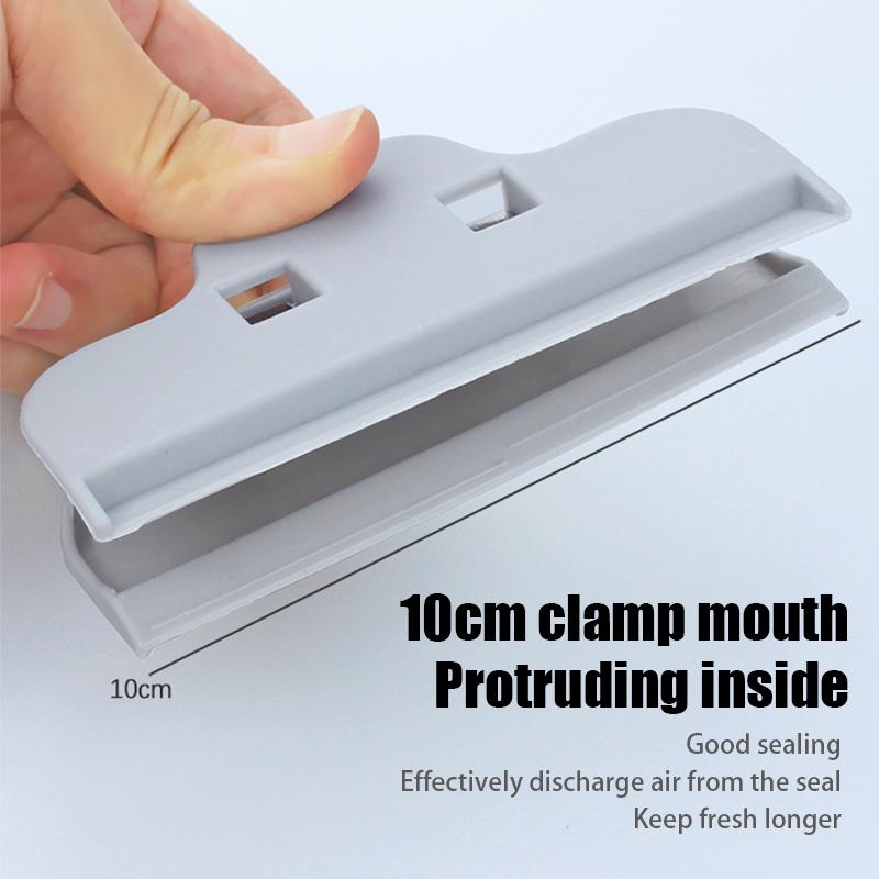 Зажим для запечатывания пакетов для сухофруктов, большой зажим для закусок, влагостойкий пластиковый запайщик пакетов, зажим для закусок