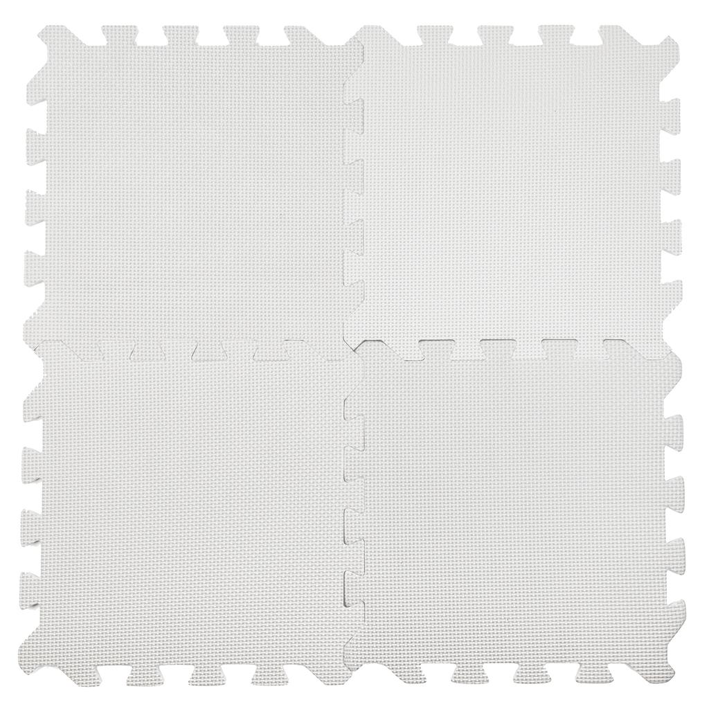 Foam puzzle mat for protective flooring for gym equipment