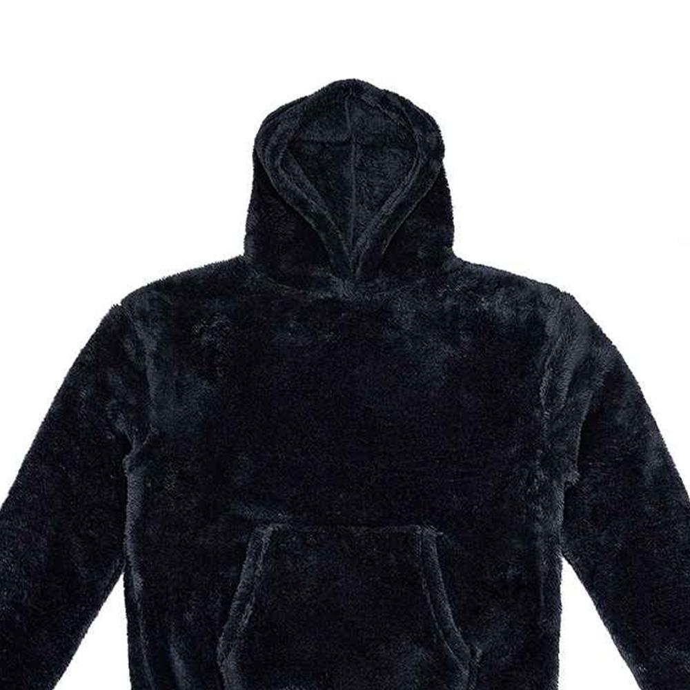 Толстовка с капюшоном Brand Lab Unisex для взрослых из пушистого флиса