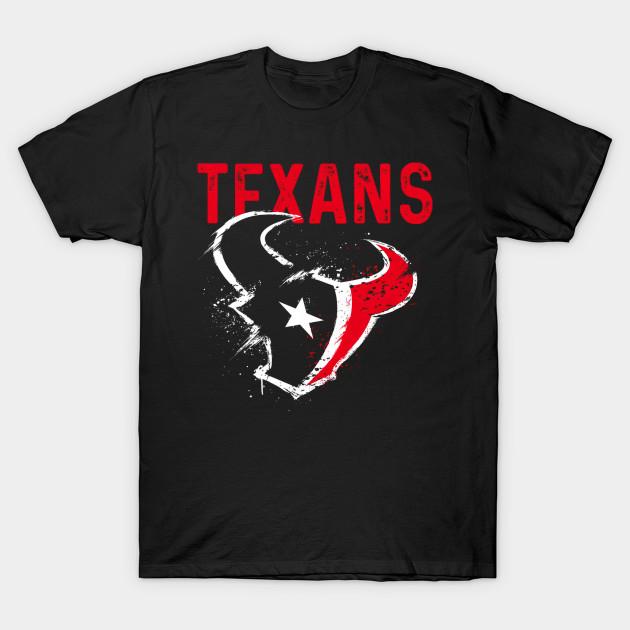Asian Size Men Black Print T-shirt Texans Grunge - Kalamazoo #112 No-Cut Heat Transfer Print Cotton Tshirt