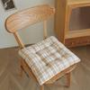 4cm Thickness Seat Cushion Grid Stripes Pattern Sofa Cushion Breathable Stool Cushion  Home Office
