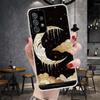 Смешной Чехол для Телефона с Лицом Солнца и Луны Мягкий Для Samsung Galaxy S22 S23 S24 S25 Edge S26 Ultra S20 FE S21 Plus + Fundas Coque Galaxy S20