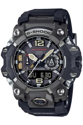 Часы Casio MUDMASTER Солнечные Биомасса Пластик G-Shock GWG-B1000-1AJF Мужские Черные, Bluetooth, Радиоуправляемые Питание,