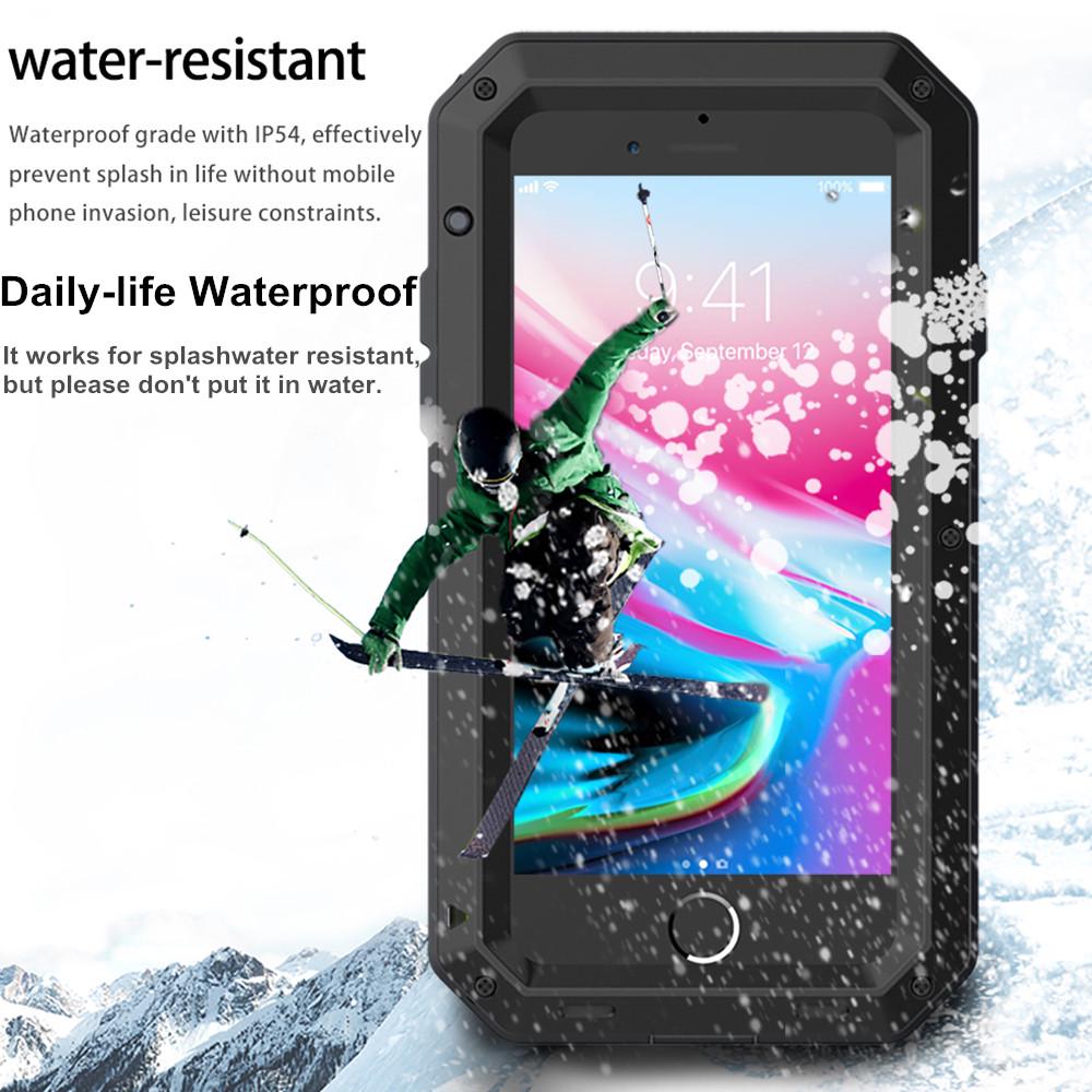 Бронированный металлический алюминиевый чехол для телефона IPhone 14 13 12 11 Pro XS MAX XR X 7 8 6 6S Plus SE, полный защитный бампер, противоударный чехол