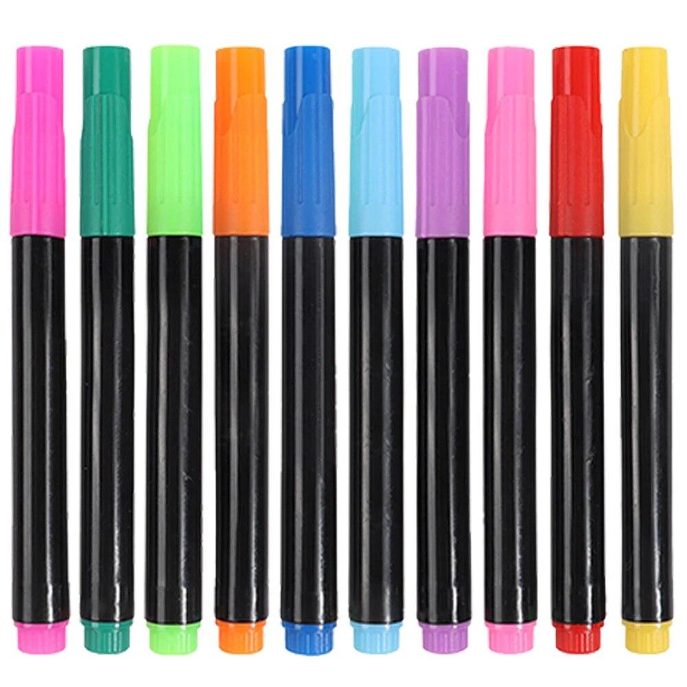 Temporary Tattoo Pen With Tattoo Stencils Body Marker Skin Friendly 10 Colors For Body Art Painting Drawing Pen