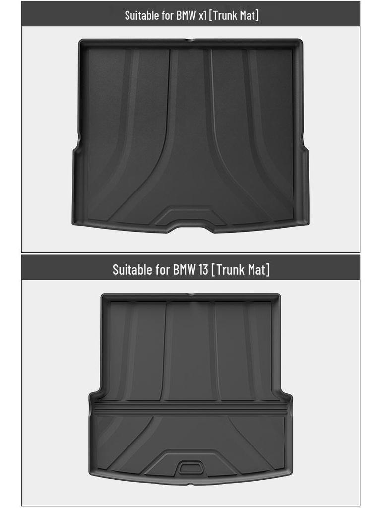 Индивидуальные коврики в багажник из ТПЭ для BMW i3/i5/X5/X5L/X1/3 серии/5 серии