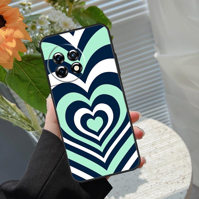 Latte Love Тоннель Коричневое Сердце Чехол Для OnePlus 10 Pro 15 13 12 11 13T 15R 13R 10R 10T 8T Nord CE 5 4 2 3 Lite N20 N30 Обложка