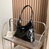 Black Bag for Women New Fashion Designer PU Leather Soft Shoulder Bag Advanced and Original Female Bag
