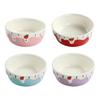 Ceramic Hamster Food Bowl Stable Portable Small Animals Food Water Bowl for Ferret Rat Chinchilla Squirrels Small Animals