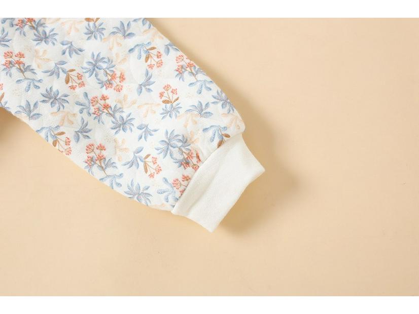 Baby Jumpsuit: Quilted, Warm Cotton Suit for Newborns (Spring, Autumn, Winter)