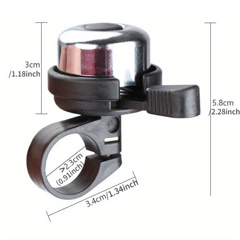 Новый черный велосипедный колокольчик, горный велосипед, велосипед из алюминиевого сплава, уличное детское велосипедное оборудование