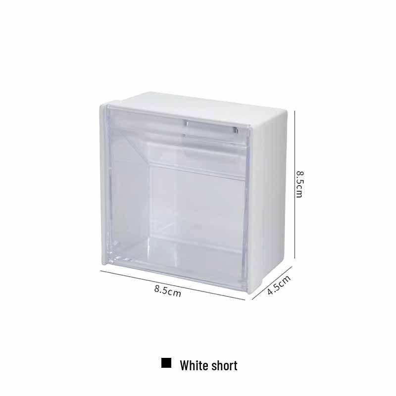 Магнитный настенный органайзер для хранения украшений и гигиенических принадлежностей, пыленепроницаемый и без сверления