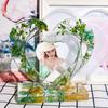 Силиконовая форма для фоторамки в виде сердца DIY Поделки Формы для заливки эпоксидной смолой Украшения Цветная цепочка Инструмент для изготовления ювелирных изделий Поставка
