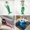 Dog Costume Pet Mermaid Bra Tail Bikini Clothing Bowknot Dressing Up Swimwear