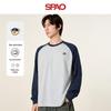 Мужская футболка с длинным рукавом SPAO с вышивкой мишки