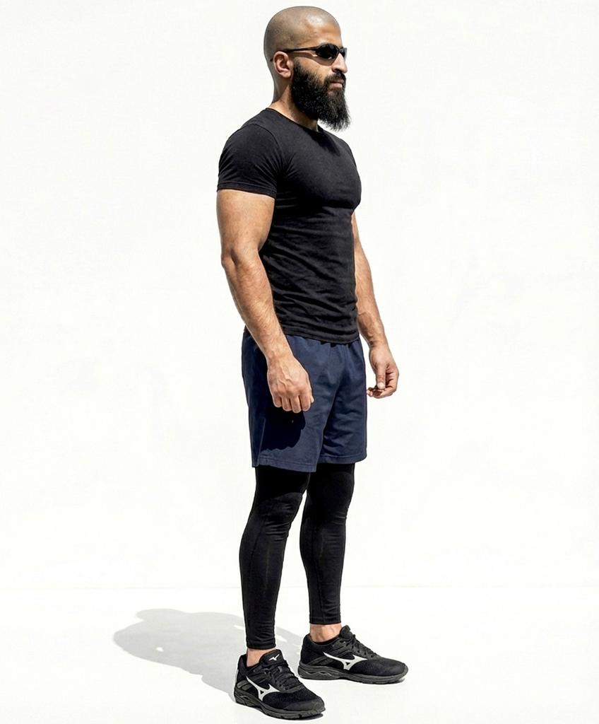 REBRENNER Essentials Plain Muscle Fit Short Sleeve T-Shirt White