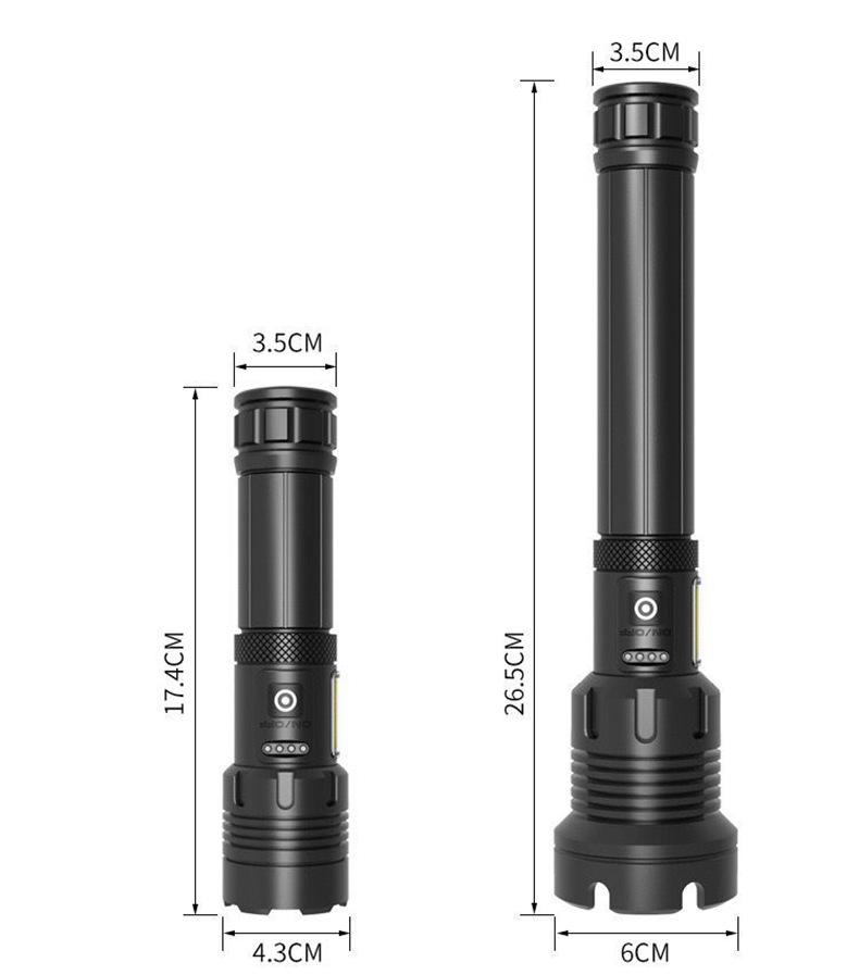 Мощный уличный фонарь - XHP160 и P90/P70 Аварийный перезаряжаемый кемпинговый свет