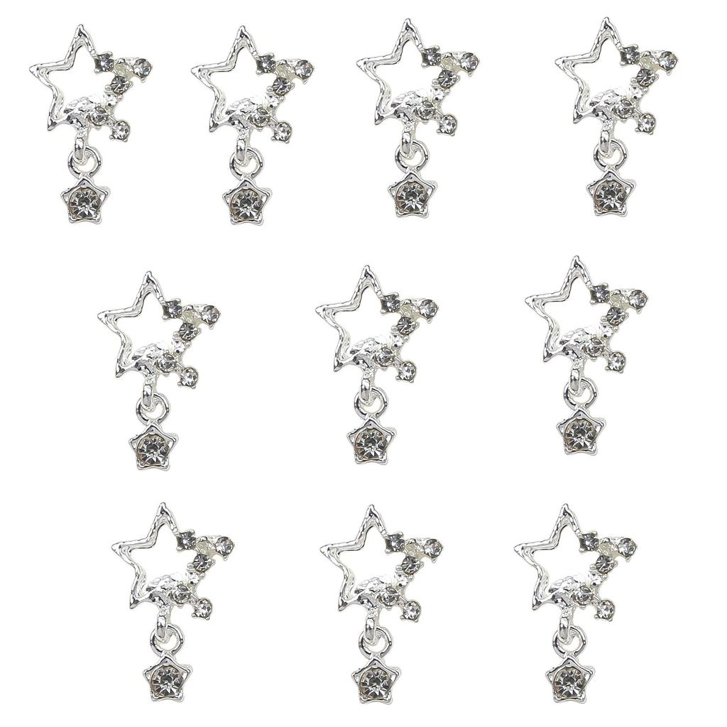 10 шт. сверкающих стразов для дизайна ногтей, стразы, наклейки для ногтей, подвески для дизайна ногтей, украшения для дизайна ногтей невесты