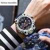 New Watch Trend Fashion Men's Student Teen Electronic Watch Waterproof Multi-functional Watch