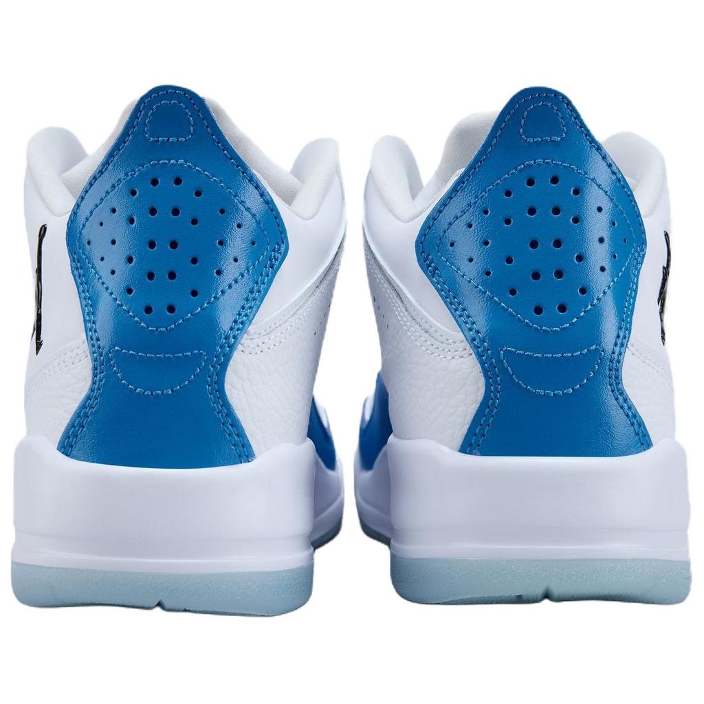Jordan Баскетбольные кроссовки Courtside 23 Mid с высоким верхом Мужские Белые Синие Jordan IO7614-101