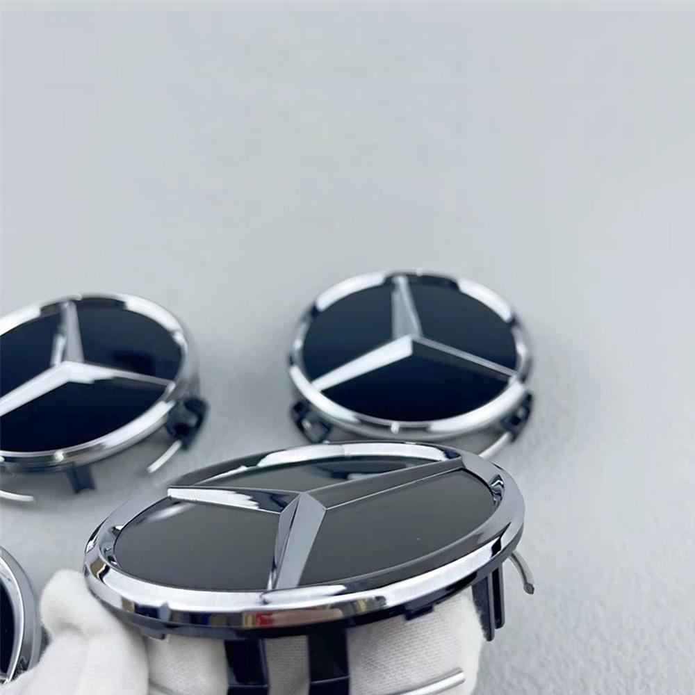 CQT1 Для Mercedes Benz AMG 4 шт. 75 мм Колпачки центральных ступиц колес автомобиля Крышка для классов B/C/E/S w204 w211 w205 W212 w203 w213 w124 автомобильные аксессуары