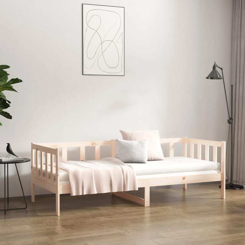 Daybed without Mattress 80 x 200 cm Solid Pine Wood