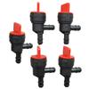 5PCS 90 Degrees Gas Fuel Shut Cut Off Valves 1/4 Inline for ATV Go Kart Mower Bike