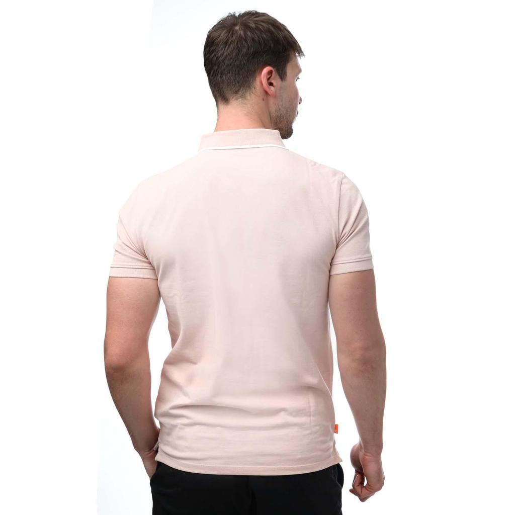 Timberland Мужская футболка-поло с коротким рукавом с принтом