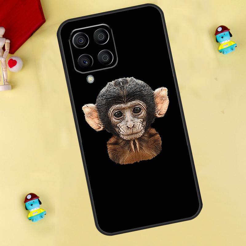 Чехол с обезьяной, гориллой, обезьянкой для Samsung Galaxy M33 M15 M55 M31 M13 M12 M14 M06 M16 M36 M56 M53 M32 M52 M35 M34 M54