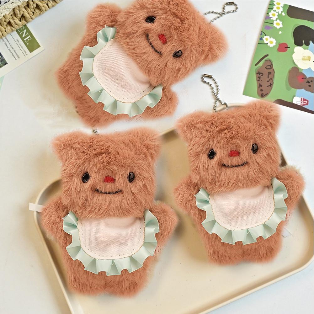Подвеска в виде плюшевой куклы «Медведь-масло», симпатичная мягкая подвеска в виде медведя, мультяшная кукла, рюкзак, сумка для ежедневного подвешивания, украшения, аксессуары #469441