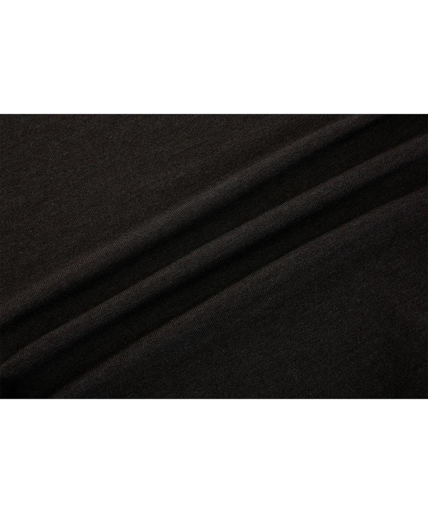 BELLIEF Merino Wool Moc-Neck Knit (Brown)