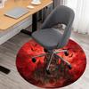1pc Castle Haunted Round Chair mat office Area Rug - Non-Slip, Floor Mat for Office, Bedroom, Ideal home decor gift c0112143
