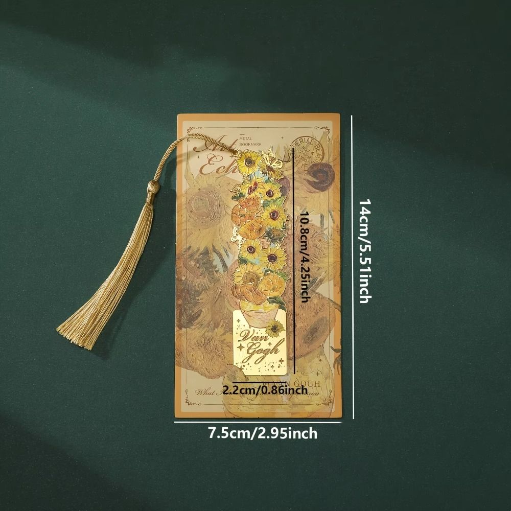Подарок студенту Металлическая закладка с длинной кисточкой Разделитель страниц Креативная скрепка для книги для чтения