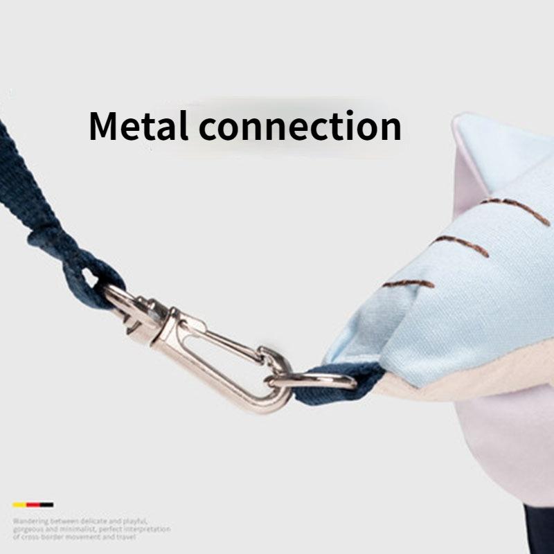 Детский безопасный рюкзак с защитой от потери, детская тяговая прогулочная веревка, детская школьная сумка с рисунком синего слона, хлопковая сумка