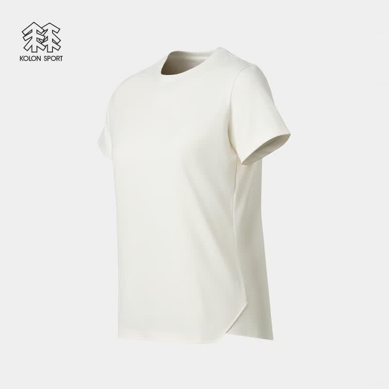 Женская футболка KOLON SPORT с коротким рукавом и круглым вырезом