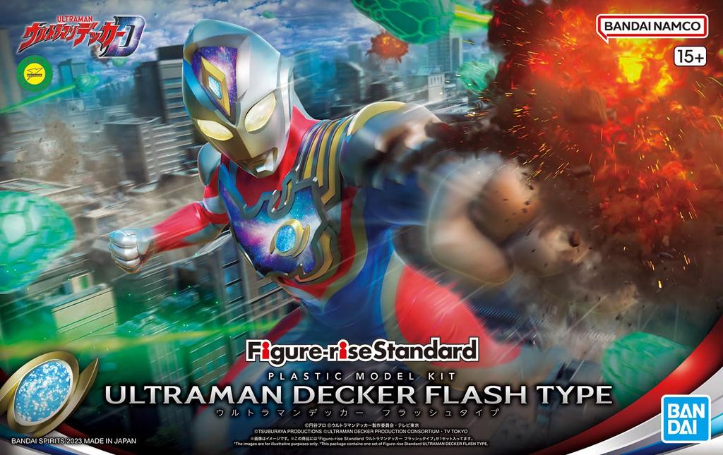 BANDAI SPIRITS Стандартная пластиковая модель Ultraman Decker Flash Type 2640764 Figure-rise, цветная