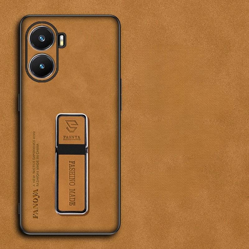 Чехол из овчины для телефона XIAOMI POCO X7 Pro X 7 X7pro, матовый силиконовый бампер, подставка-держатель, задняя крышка для POCOX7Pro, магнитный держатель