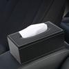 Anti-moisture Home Storage Paper Holder Rectangular Tissue Paper Napkin Box PU Leather Tissue Box