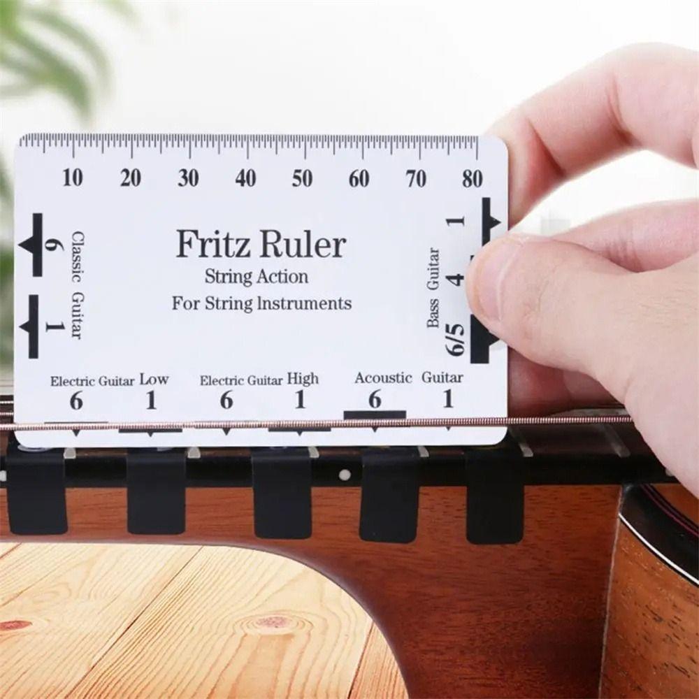 Measurement String Pitch Ruler Guitar Strings Action Gauge Ruler Guitar Ruler Classical Guitar