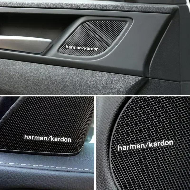 3D алюминиевая эмблема Harman/Kardon, наклейки для автомобильного аудио для BMW Mercedes Benz AMG Alfa Romeo Renault Mazda Toyota Ford Lada