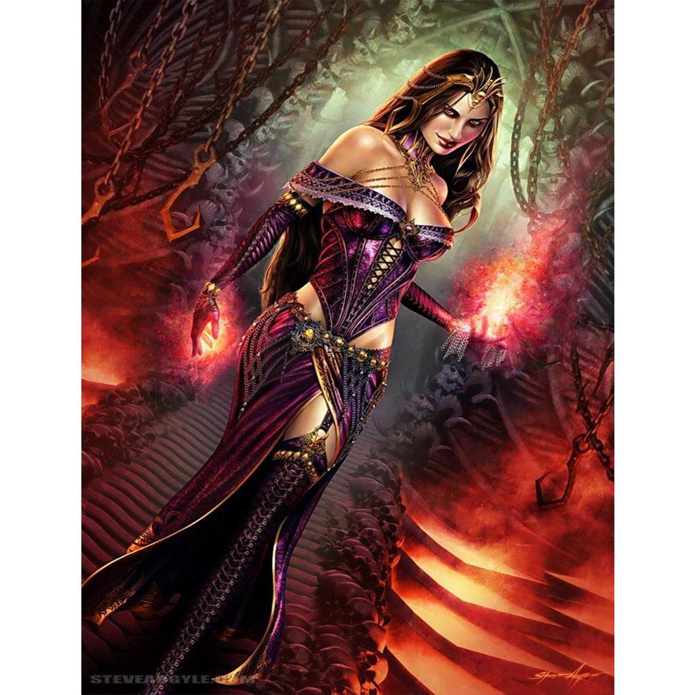 5D DIY Алмазная картина Полный круглый Алмазная вышивка Мозаика Алмазный горный хрусталь Картинки Украшения для дома