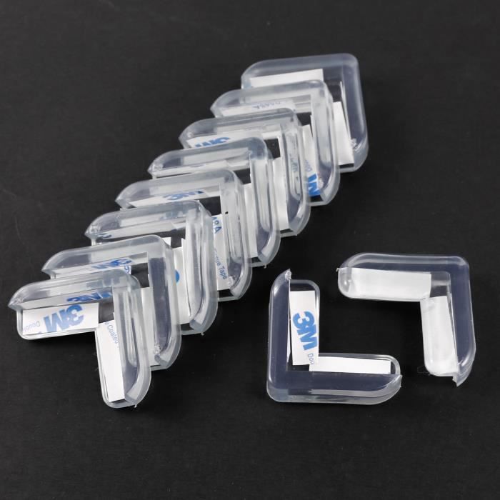 10 шт. Прозрачный силиконовый уголок для защиты мебели, Защита углов, с клеем