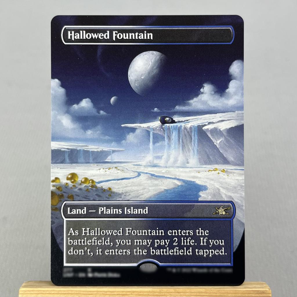 EOS EOE UNF HOLO15-0002 Tcg прокси магические карты шоковая земля Уробороид Шахта Древняя гробница Каменные пещеры Слияние маны собрать