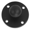 Metal AMPS Adapter Plate 1in Round Ball Mount 4 Hole Pattern Drill Base Aluminium Alloy for Bracket