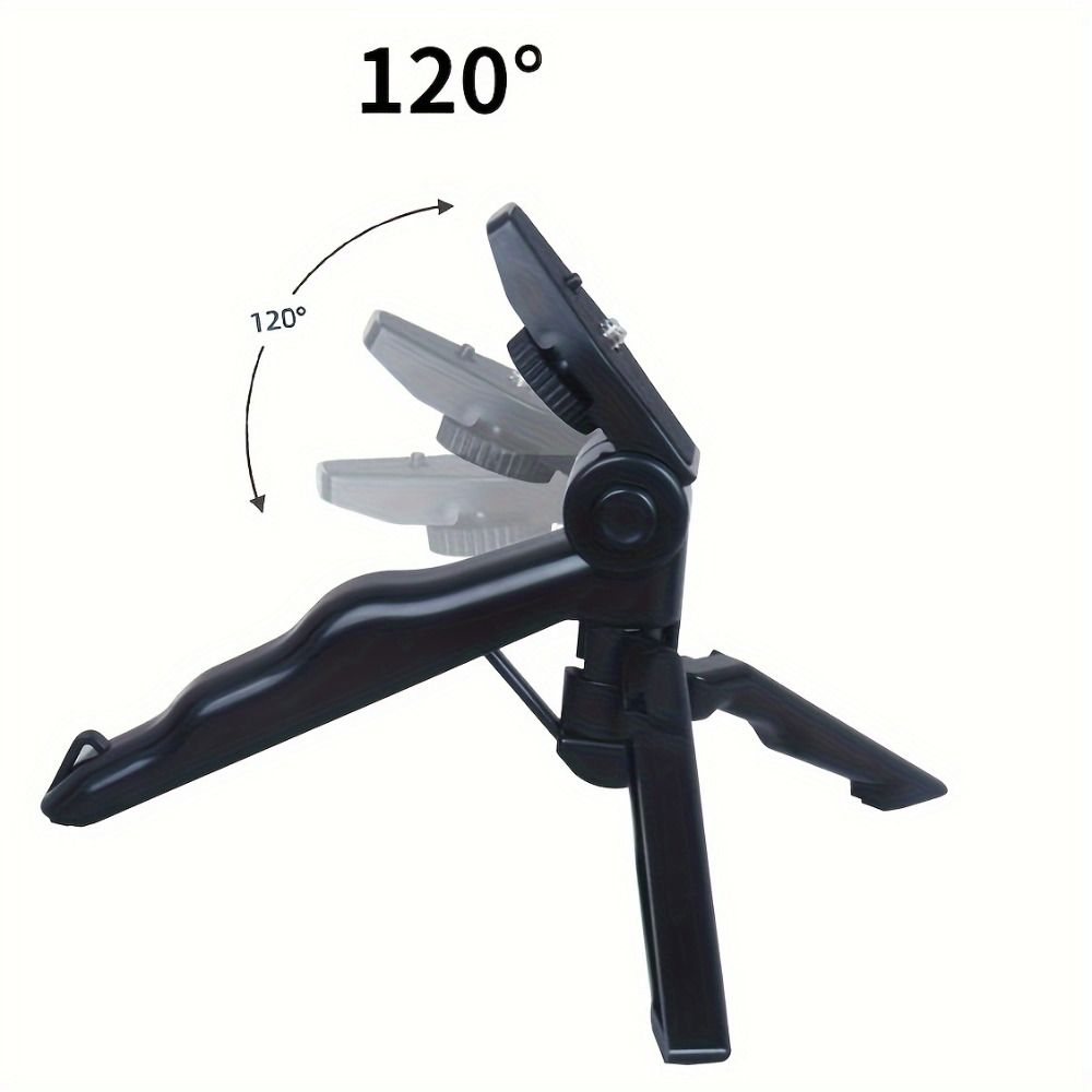 Handheld Tripod Phone Stand Stabilizer Rotating Fill Light Table Tripod for Phone Makeup