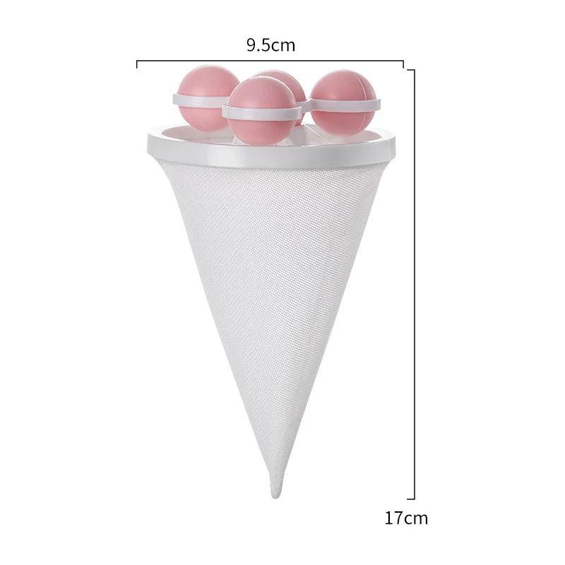 Reusable Washing Machine Hair Filter Floating Hair Filtering Pet Fur Hair Removal Catcher Mesh Dirty Collection Cleaning Balls